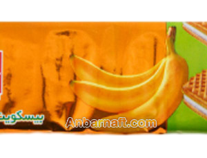 بیسکویت کرم دار موزی
