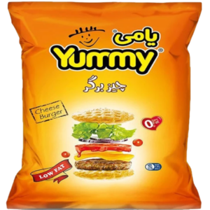 اسنک با طعم چیزبرگر یامی